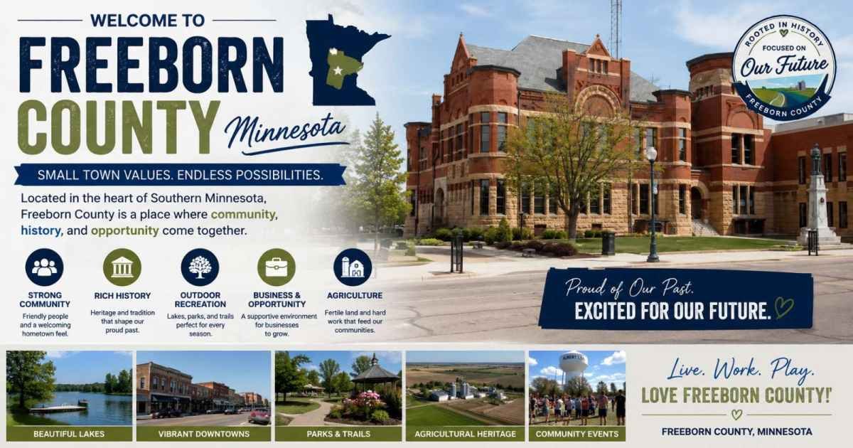 Freeborn County Minnesota 2026: Complete Guide to History, Living, Jobs & Things to Do